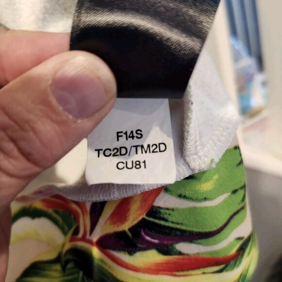 The North Face Mens  Full Zip Hoodie Hawaiian Birds Paradise Print Size M - Picture 9 of 9